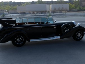 mercedes 770k staff car hdri 3D Model
