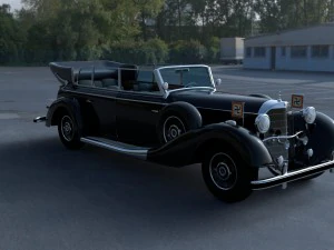 mercedes 770k grosser nazi personel arabası hdri 3D Model