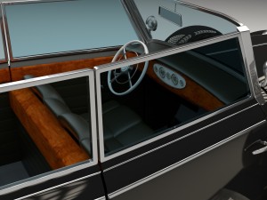 mercedes 770k grosser nazi staff car hdri 3D 模型