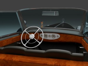 mercedes 770k grosser nazi staff car hdri 3D 模型