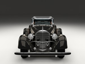 mercedes 770k grosser nazi staff car hdri 3D 模型