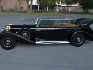 mercedes 770k grosser nazi personel arabası hdri 3D Model