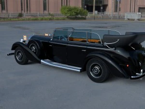 mercedes 770k grosser nazi personel arabası hdri 3D Model
