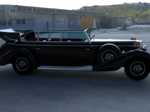 mercedes 770k grosser nazi personel arabası hdri 3D Model