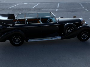 mercedes 770k grosser nazi staff car hdri 3D 模型