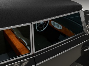 mercedes 770k grosser staff car hdri 3D 모델
