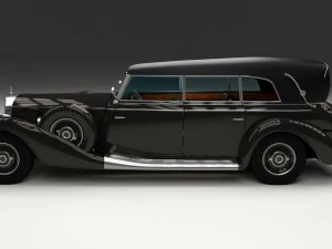 mercedes 770k grosser staff car hdri 3D Model