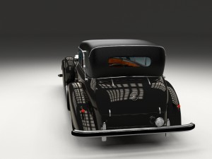 mercedes 770k grosser staff car hdri 3D 모델