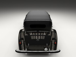 mercedes 770k grosser staff car hdri 3D 모델