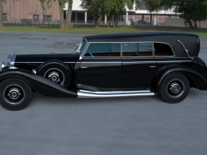 mercedes 770k grosser staff car hdri 3D 모델