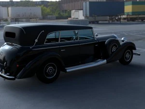 mercedes 770k grosser staff car hdri 3D Model
