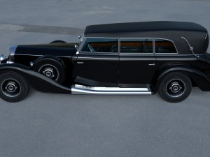 mercedes 770k grosser staff car hdri 3D 모델