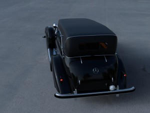 mercedes 770k grosser staff car hdri 3D 모델