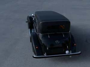 mercedes 770k grosser staff car hdri 3D Model