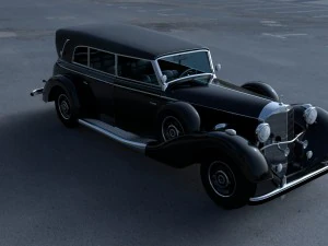 mercedes 770k grosser staff car hdri 3D Model