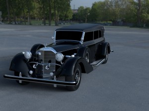 mercedes 770 staff car hdri 3D Model