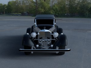 mercedes 770 staff car hdri 3D Model