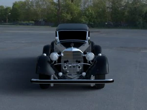 mercedes 770 staff car hdri 3D Model