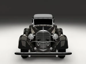 mercedes 770 staff car hdri 3D Model