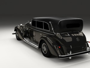 mercedes 770 staff car hdri 3D Model