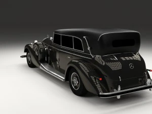 mercedes 770 staff car hdri 3D Model