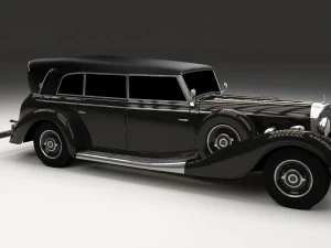 mercedes 770 staff car hdri 3D Model