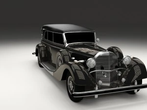 mercedes 770 staff car hdri 3D Model