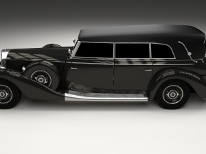 mercedes 770 staff car hdri 3D Model