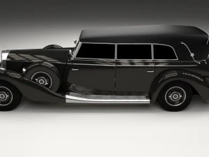 mercedes 770 staff car hdri 3D Model