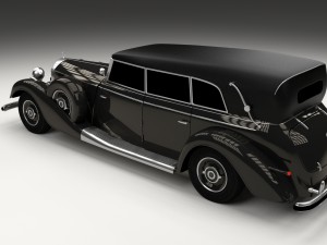 mercedes 770 staff car hdri 3D Model