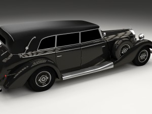 mercedes 770 staff car hdri 3D Model