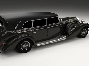 mercedes 770 staff car hdri 3D Model