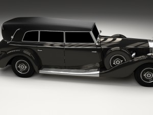 mercedes 770 staff car hdri 3D Model