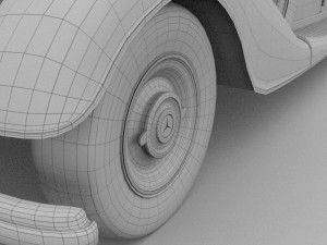 mercedes 770 staff car hdri 3D Model