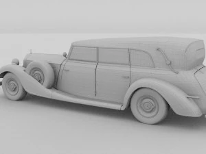 mercedes 770 staff car hdri 3D Model