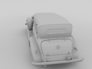 mercedes 770 staff car hdri 3D Model