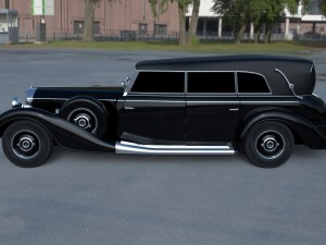 mercedes 770 staff car hdri 3D Model