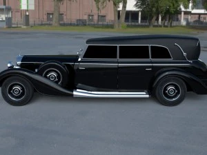 mercedes 770 staff car hdri 3D Model