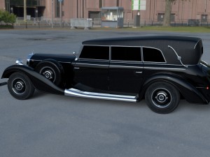 mercedes 770 staff car hdri 3D Model