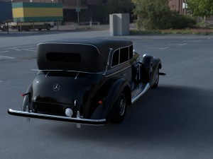 mercedes 770 staff car hdri 3D Model