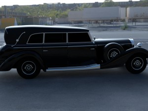 mercedes 770 staff car hdri 3D Model