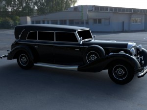 mercedes 770 staff car hdri 3D Model