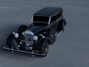 mercedes 770 staff car hdri 3D Model