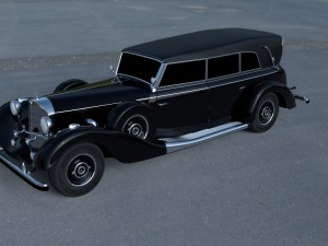 mercedes 770 staff car hdri 3D Model