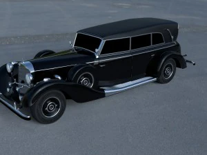 mercedes 770 staff car hdri 3D Model