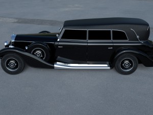 mercedes 770 staff car hdri 3D Model