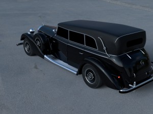 mercedes 770 staff car hdri 3D Model