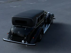 mercedes 770 staff car hdri 3D Model