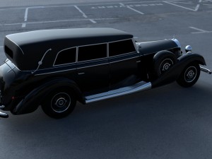 mercedes 770 staff car hdri 3D Model