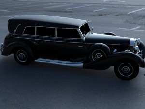 mercedes 770 staff car hdri 3D Model